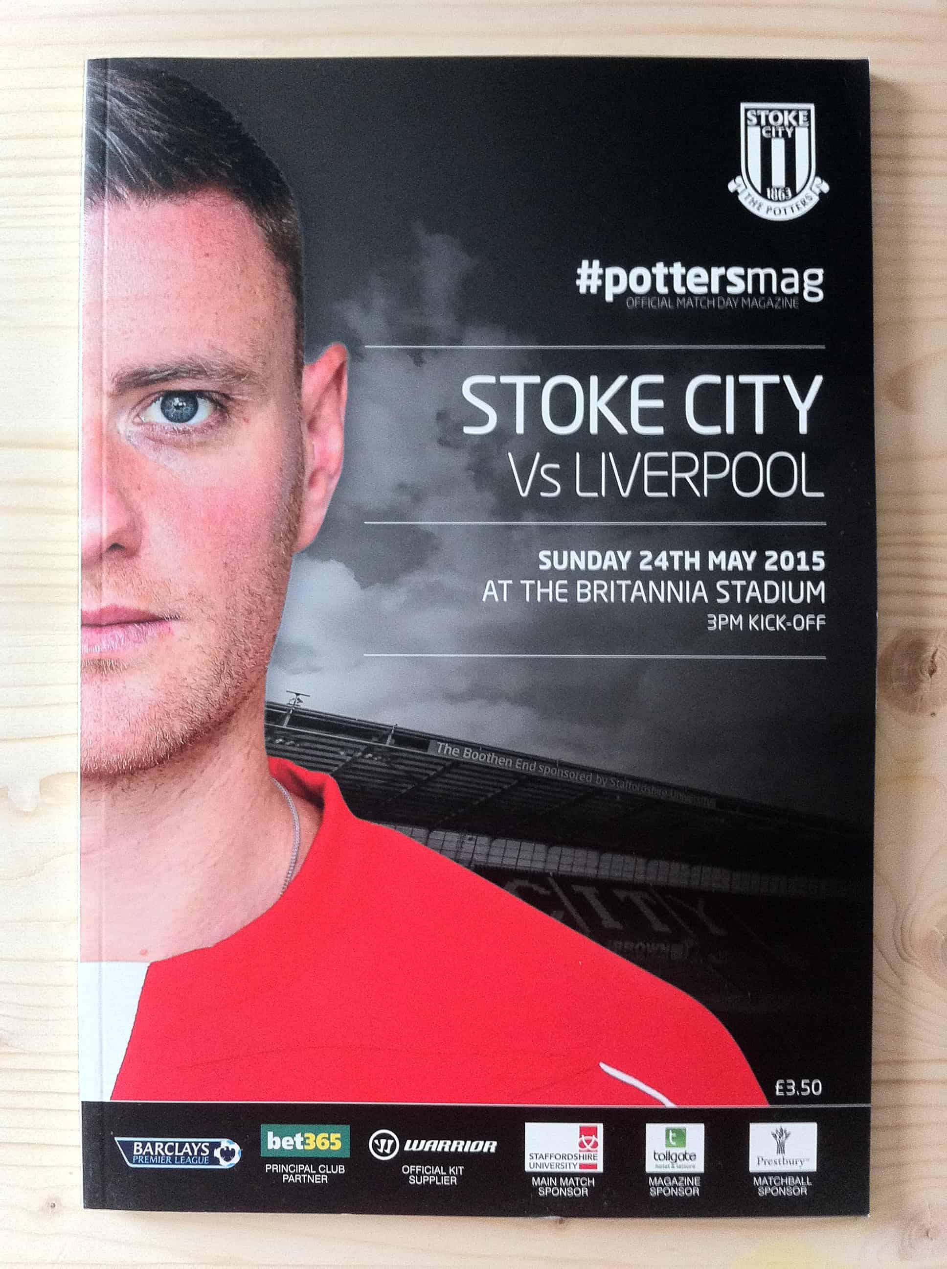 Stoke City FC v Liverpool FC